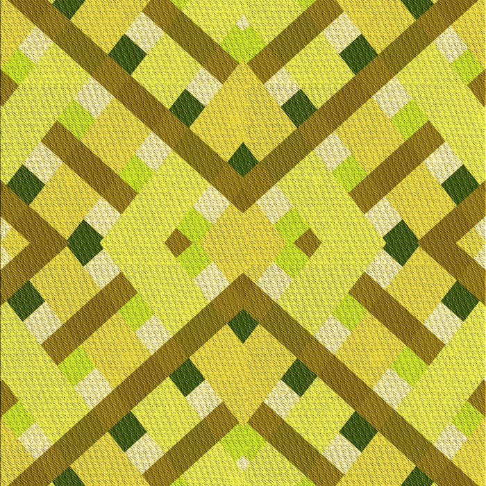 Machine Washable Transitional Yellow Rug, wshpat1483yw