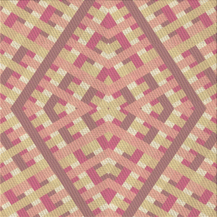 Round Machine Washable Transitional Red Rug, wshpat1484brn