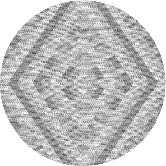 Square Machine Washable Transitional Gray Rug in a Living Room, wshpat1484gry