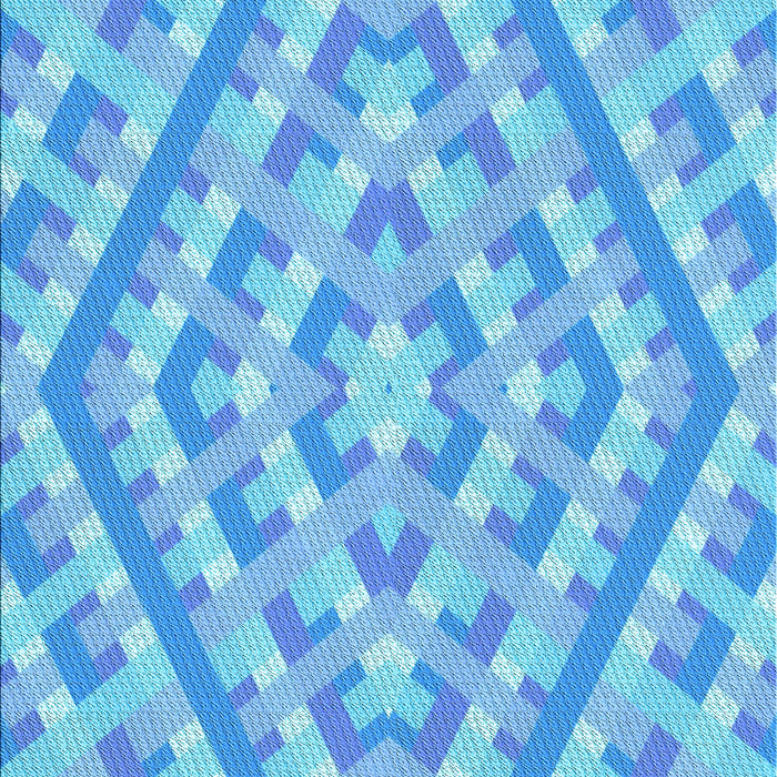 Patterned Blue Rug, pat1484lblu