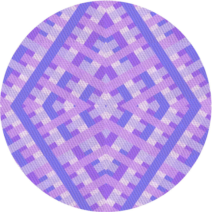 Square Machine Washable Transitional Mauve Purple Rug in a Living Room, wshpat1484pur