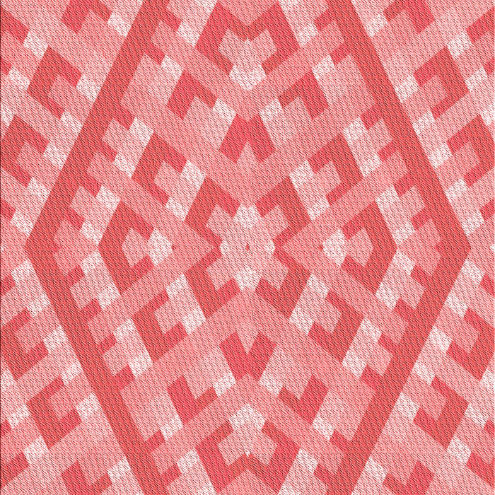 Machine Washable Transitional Pastel Pink Rug, wshpat1484rd