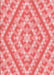 Patterned Pastel Pink Rug, pat1484rd