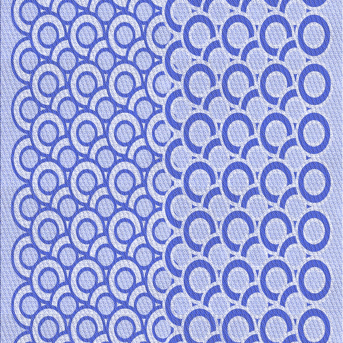 Patterned Blue Rug, pat1485blu