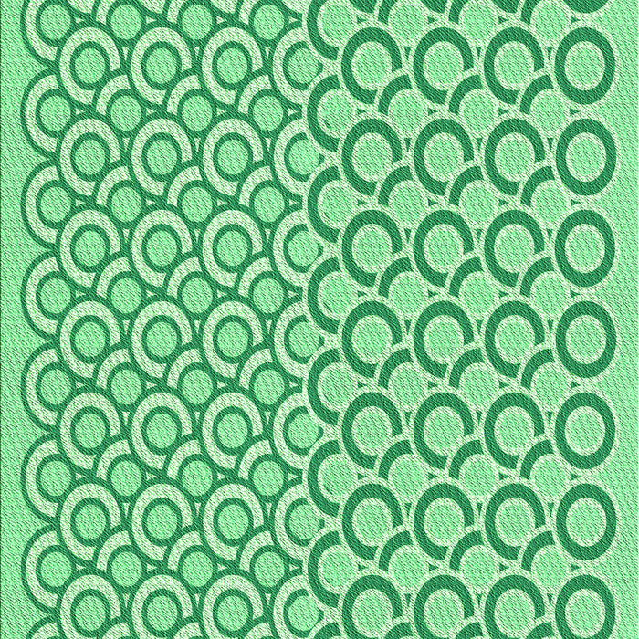 Patterned Green Rug, pat1485grn