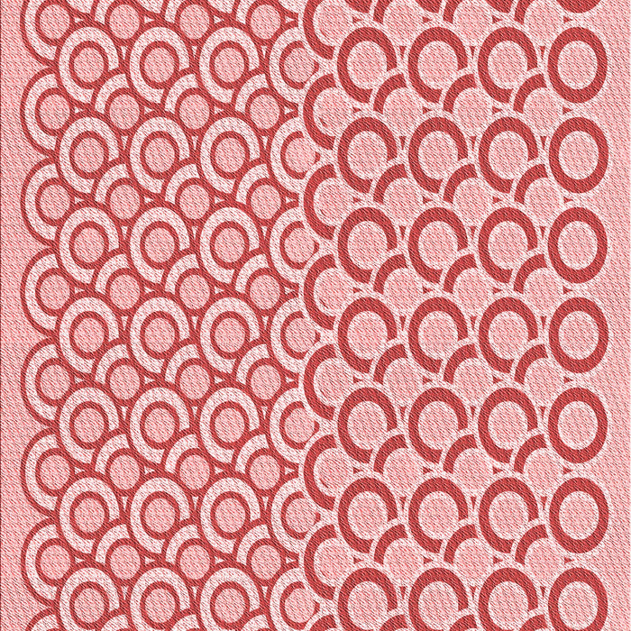 Patterned Deep Rose Pink Rug, pat1485rd