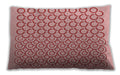 Patterned Rectangular Deep Rose Pink Lumbar Throw Pillow, 13 inch by 19 inch, lbpat1485rd