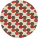 Square Machine Washable Transitional Fire Brick Red Rug in a Living Room, wshpat1486brn