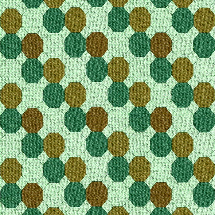 Machine Washable Transitional Light Green Rug, wshpat1486grn