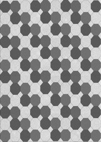 Machine Washable Transitional Platinum Silver Gray Rug, wshpat1486gry