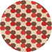 Square Machine Washable Transitional Red Rug in a Living Room, wshpat1486org
