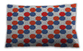 Patterned Rectangular Dark Raspberry Purple Lumbar Throw Pillow, 13 inch by 19 inch, lbpat1486