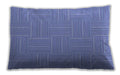 Patterned Rectangular Denim Blue Lumbar Throw Pillow, 13 inch by 19 inch, lbpat1487blu