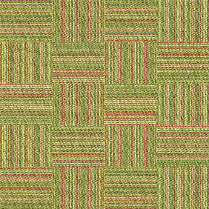 Round Patterned Green Rug, pat1487brn