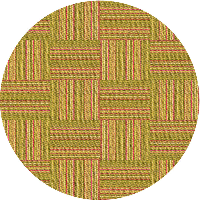 Square Machine Washable Transitional Deep Yellow Rug in a Living Room, wshpat1487org