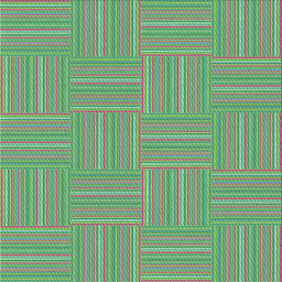 Square Patterned Hazel Green Novelty Rug, pat1487