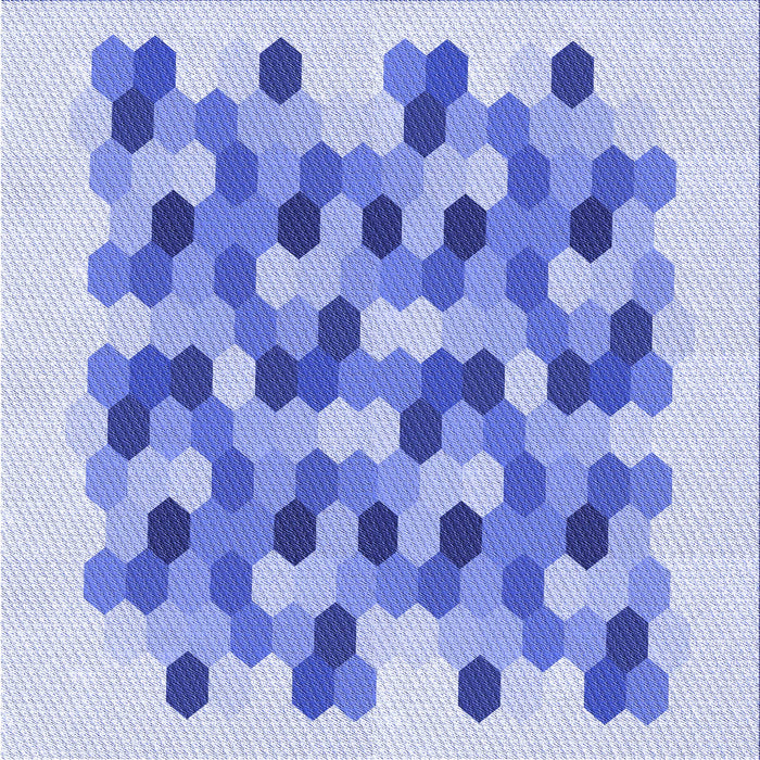 Round Machine Washable Transitional Royal Blue Rug, wshpat1488blu
