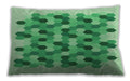 Patterned Rectangular Jade Green Lumbar Throw Pillow, 13 inch by 19 inch, lbpat1488grn