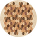 Square Machine Washable Transitional Brown Gold Rug in a Living Room, wshpat1488org