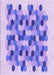 Patterned Mauve Purple Rug, pat1488pur