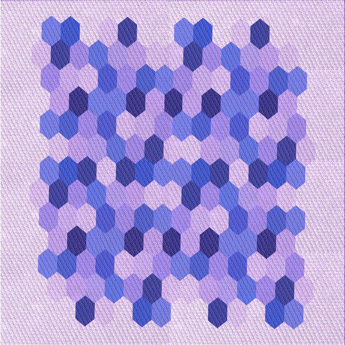 Round Patterned Mauve Purple Rug, pat1488pur