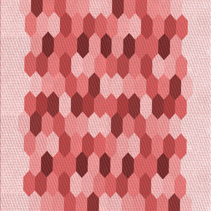 Patterned Baby Pink Rug, pat1488rd