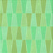 Round Patterned Green Rug, pat1489grn
