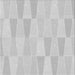 Round Patterned Dark Gray Rug, pat1489gry