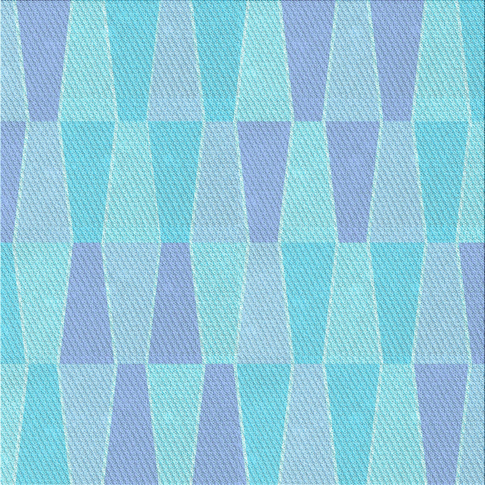 Round Machine Washable Transitional Blue Rug, wshpat1489lblu