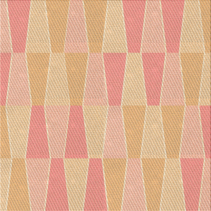 Round Machine Washable Transitional Orange Rug, wshpat1489org