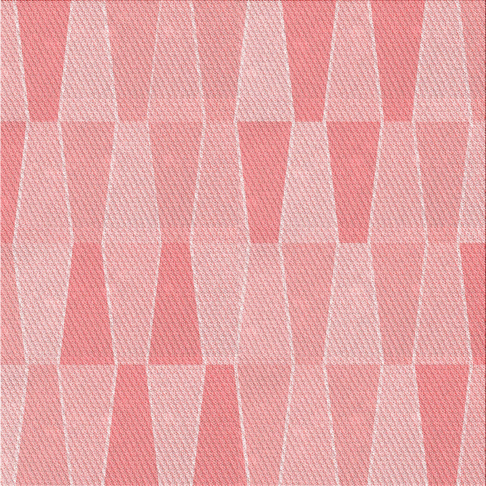 Round Patterned Baby Pink Rug, pat1489rd