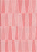 Machine Washable Transitional Pink Rug, wshpat1489rd