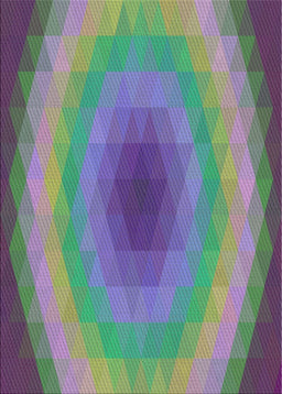 Patterned Purple Modern Rug, pat148