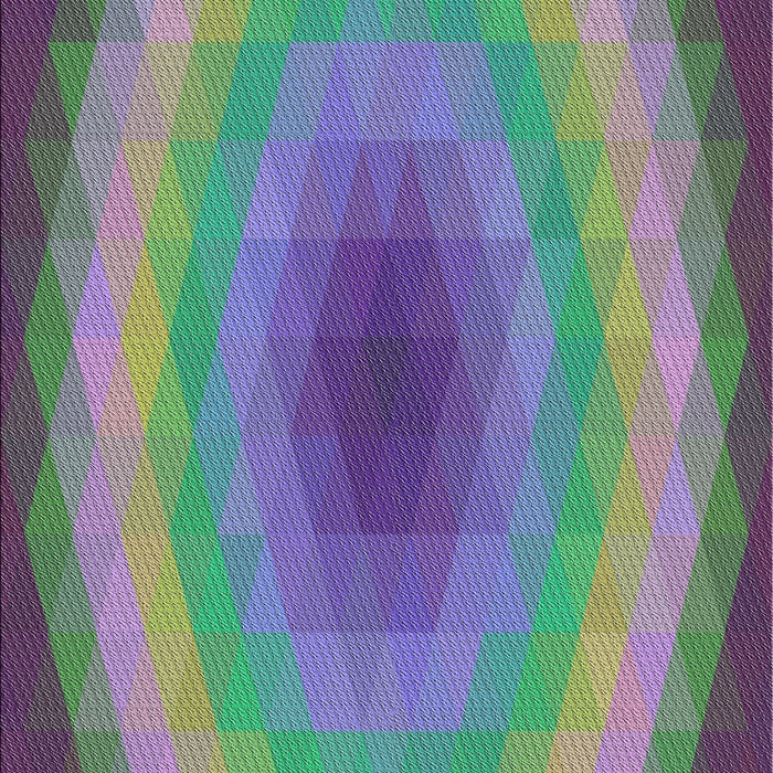 Patterned Purple Modern Rug, pat148