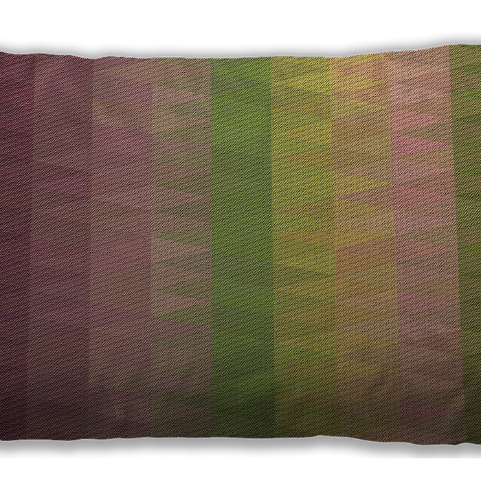 Patterned Rectangular Caramel Brown Lumbar Throw Pillow, 13 inch by 19 inch, lbpat149brn