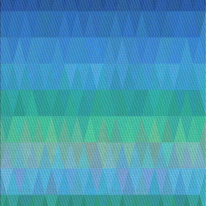 Patterned Dark Turquoise Green Rug, pat149lblu