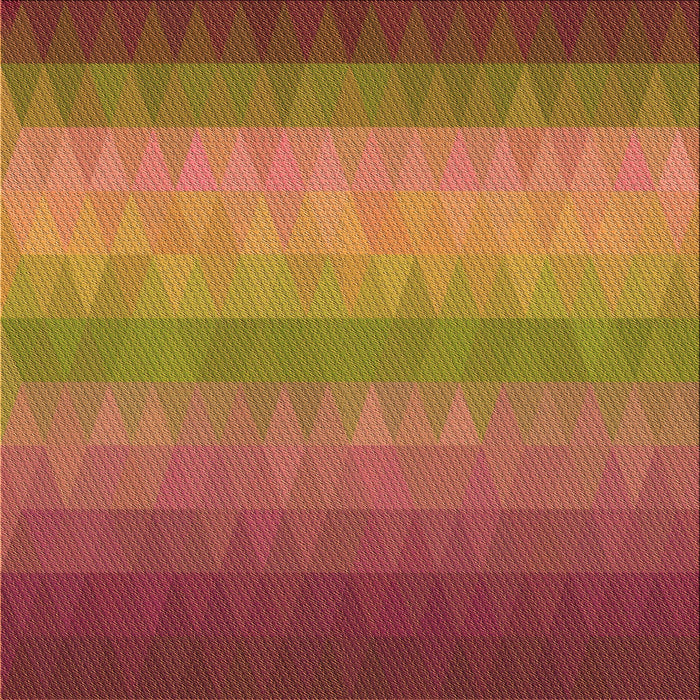 Round Patterned Cinnamon Brown Rug, pat149org