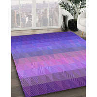 Patterned Purple Rug, pat149pur