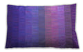 Patterned Rectangular Purple Lumbar Throw Pillow, 13 inch by 19 inch, lbpat149pur