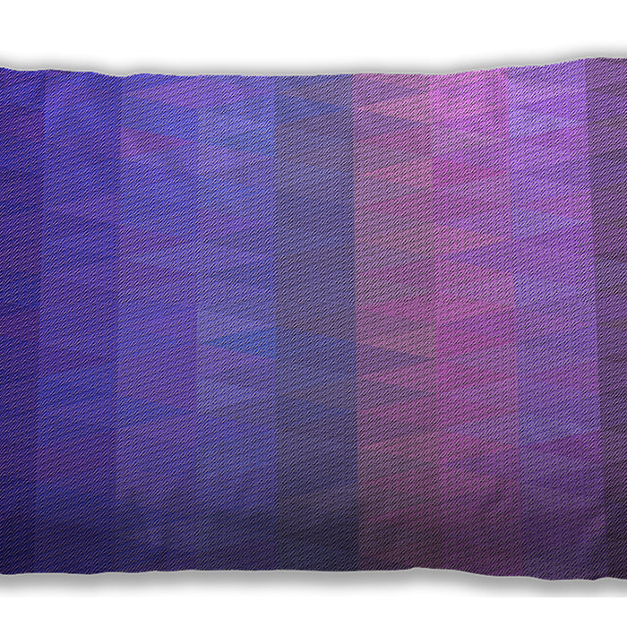 Patterned Rectangular Purple Lumbar Throw Pillow, 13 inch by 19 inch, lbpat149pur
