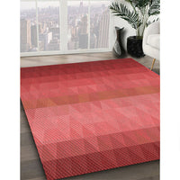 Patterned Red Rug, pat149rd