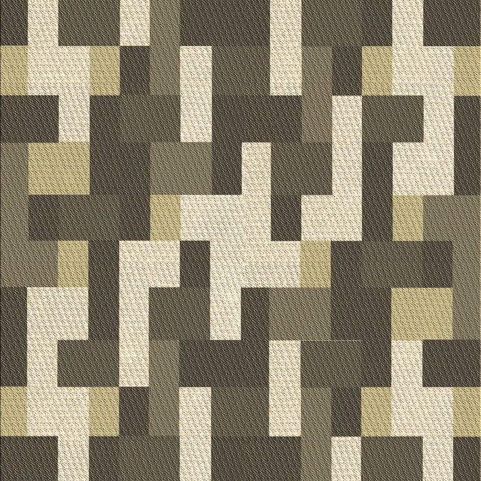 Machine Washable Transitional Coffee Brown Rug, wshpat1490brn