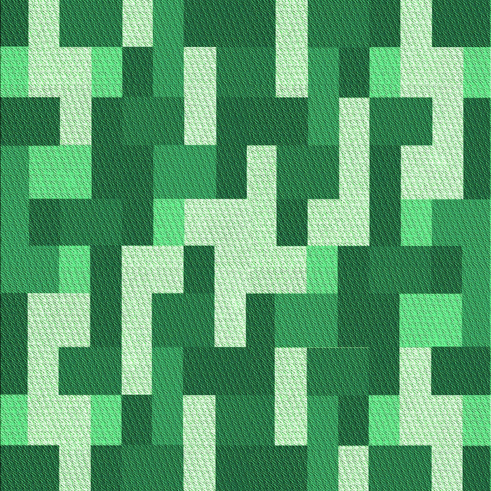 Patterned Jade Green Rug, pat1490grn