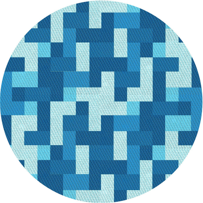 Square Machine Washable Transitional Blue Rug in a Living Room, wshpat1490lblu