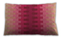 Patterned Rectangular Crimson Red Lumbar Throw Pillow, 13 inch by 19 inch, lbpat1491org