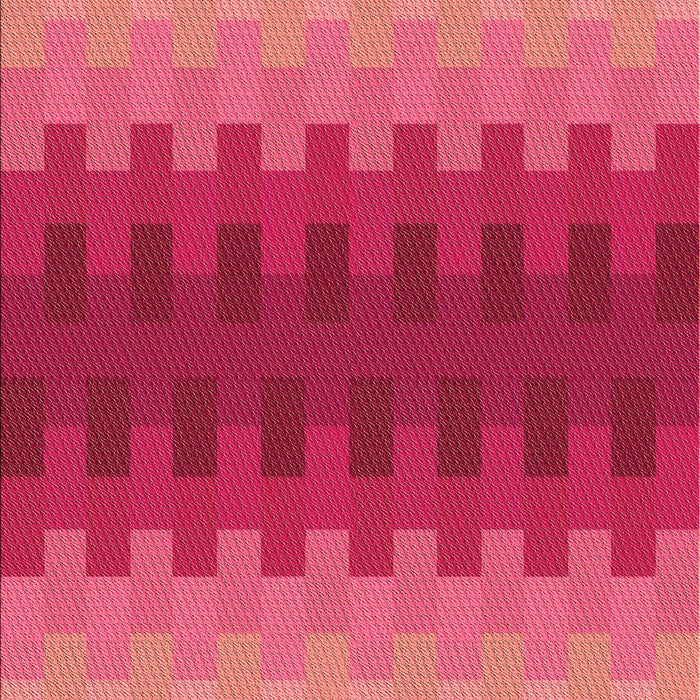 Patterned Crimson Red Rug, pat1491org