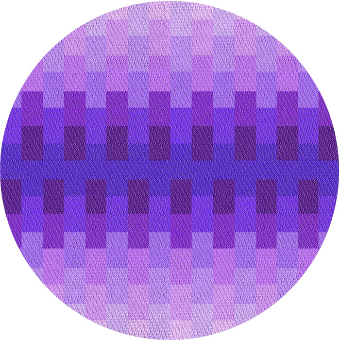 Square Patterned Purple Rug, pat1491pur
