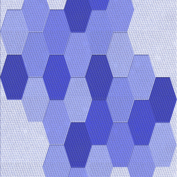 Patterned Periwinkle Purple Rug, pat1492blu