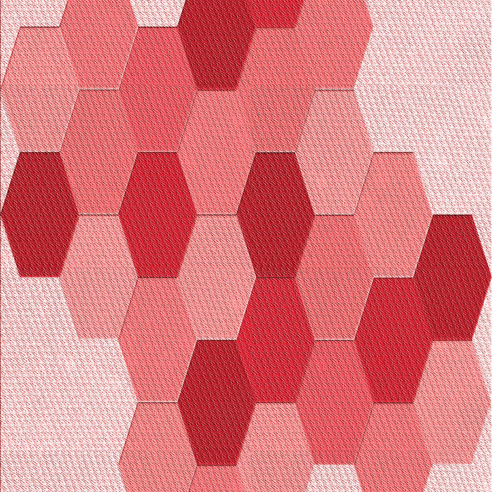 Patterned Pink Rug, pat1492rd