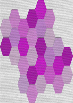 Machine Washable Transitional Periwinkle Pink Rug, wshpat1492